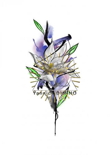 dessin fleur magnolia aquarelle