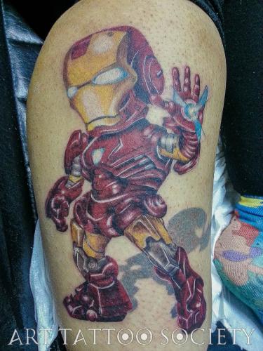 tatouage-iron-man-chibi-couleur